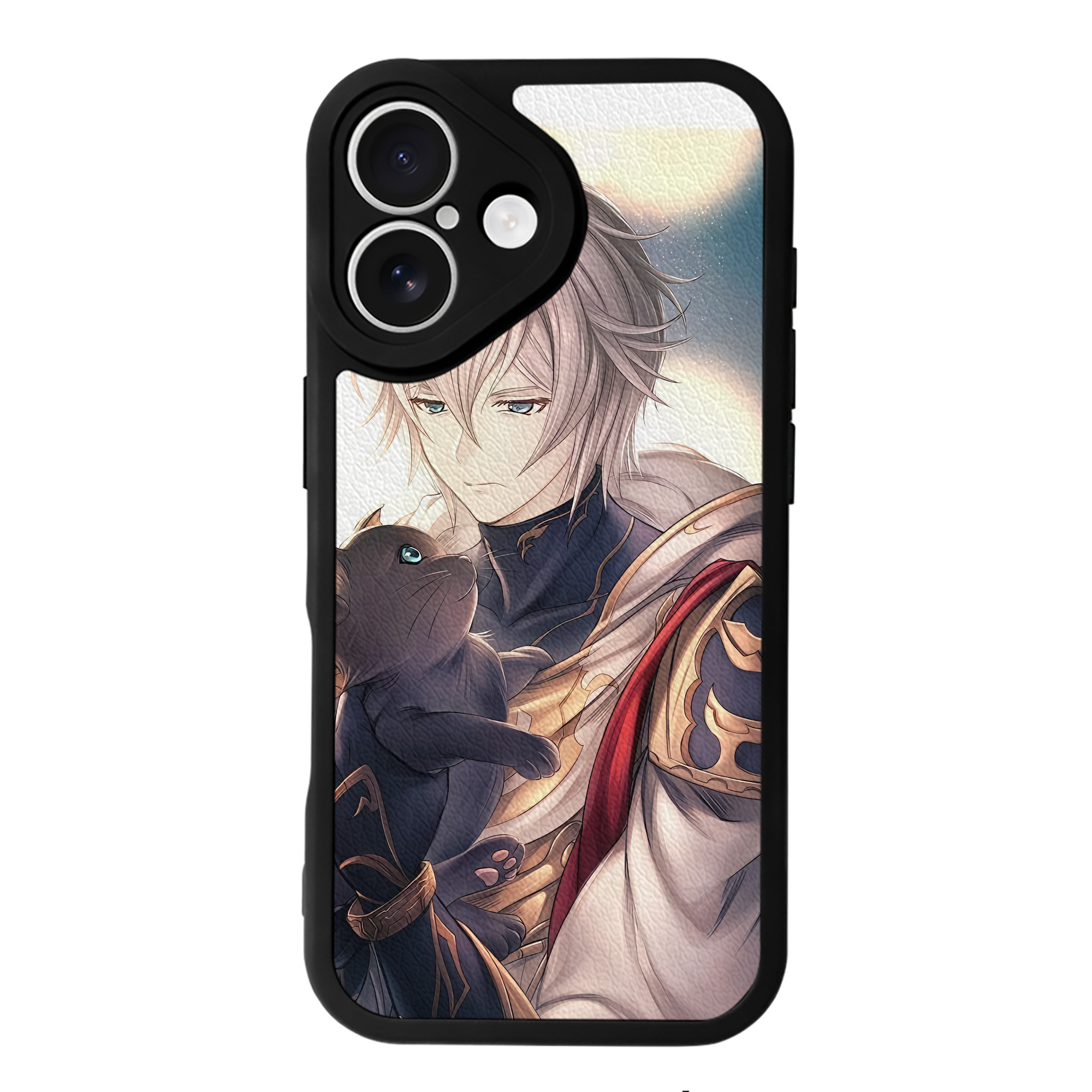 （画像用） 刀剣乱舞 Touken Ranbu 【iPhone 16シリーズ対応】シリコンスマホケース（レザー調） 材質：シリコン